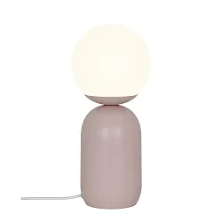 table lamp NOTTI E14 IP20, dusty pink 