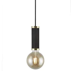 Pendant luminaire GALLOWAY, E27, IP20, black
