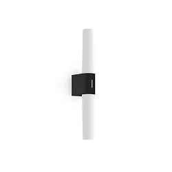 LED Bathroom luminaire HELVA DOUBLE BASIC LED Mirror luminaire, 9W, 3000K, 900lm, IP44, black
