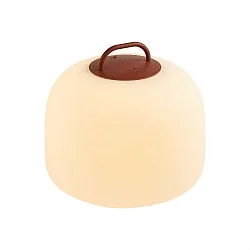 Lampe rechargeable KETTLE TO-GO 36 IP65, mat, rouge, blanche gradable