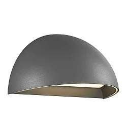 Luminaire mural d'extérieur ARCUS SMART IP54, blanc opale, noir mat gradable