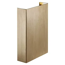 Luminaire mural d’extérieur FOLD 15 LED, scintillant, dégager, laiton 