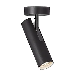 Luminaire de plafond MIB GU10 IP20, noir brillant 