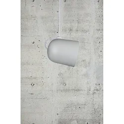 Pendant luminaire ANGLE, E27, white