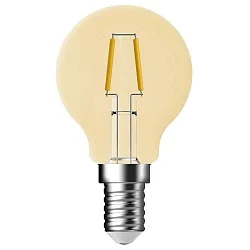 Ampoule à filament forme de gouttes DECO G45 G45 clair E14 4,2W 400lm 2500K 360° CRI 80 gradable dégager, or gradable