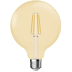 Ampoule à filament forme de gouttes DECO G95 G95 clair E27 4,2W 400lm 2500K 360° CRI 80 gradable dégager, or gradable