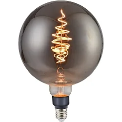 Globe de filament d'ampoule DECO G200 SPIRAL G200 clair E27 8,5W 200lm 1800K 360° CRI 80 gradable dégager