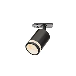 1-Projecteur monophasé LINK RONDIE GU10 IP20, noir mat 