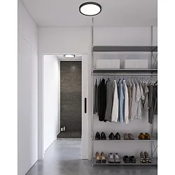 Luminaire de plafond LIVA SMART RGB IP54, noir  