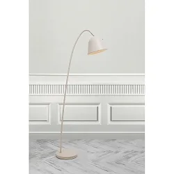 Lampadaire FLEUR E27 IP20, beige, scintillant, laiton, blanche
