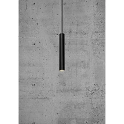 LED Pendant luminaire OMARI, 3,2W, 2700K, black