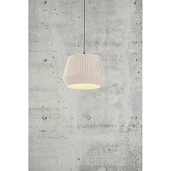 Pendant luminaire DICTE 40, E27, beige