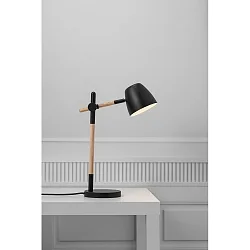 Lampe de table THEO GU10 IP20, mat, noir 