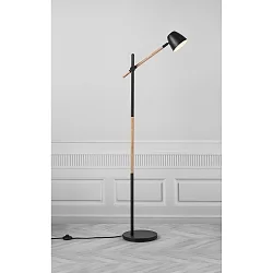Lampadaire THEO GU10 IP20, gris, mat, noir 