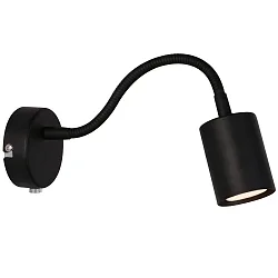 Nordlux LED Wall spotlight EXPLORE FLEX ARM, GU10, IP20, black