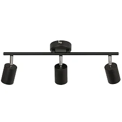Luminaire de plafond EXPLORE 3 flammes GU10 IP20, blanche