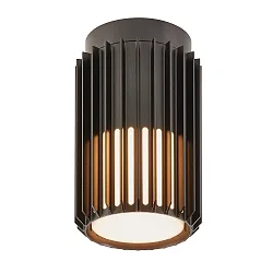 Plafonnier extérieur ALUDRA E27 IP54, seaside noir gradable