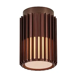 Plafonnier extérieur ALUDRA E27 IP54, seaside brun métallique gradable
