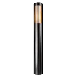 Borne d'éclairage ALUDRA 95 E27 IP44, seaside noir gradable