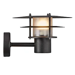 Luminaire mural d’extérieur BASTIA 24 E14 IP54 noir