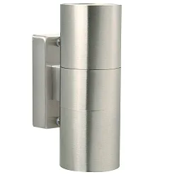 Luminaire mural d’extérieur TIN DOUBLE haut bas, cylindrique GU10 IP54