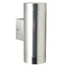 Outdoor Wall luminaire TIN MAXI, double, GU10, IP54, aluminum