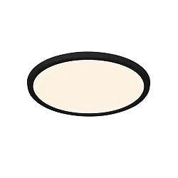 Luminaire de plafond OJA 29 IP54 CCT DIM rond, CCT Switch IP54, noir mat gradable