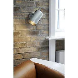 Luminaire mural PORTER E27 IP20, galvanisé 