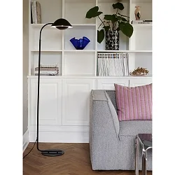Lampadaire FREYA E14 IP20, noir mat 