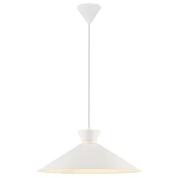 pendant luminaire DIAL 45 E27 IP20, white 
