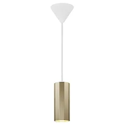 Luminaire à suspension ALANIS GU10 IP20, mat, laiton 