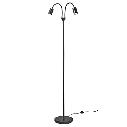 Lampadaire EXPLORE DOUBLE GU10, noir  