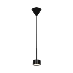 Luminaire à suspension CLYDE IP20, noir mat gradable
