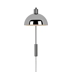 Luminaire mural ELLEN 20 E14 IP20, chrome, scintillant gradable