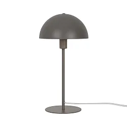 Lampe de table ELLEN 20 semi-circulaire, avec interrupteur, avec douille E14 IP20, brun clair, mat 