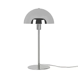 Lampe de table ELLEN 20 semi-circulaire, avec interrupteur, avec douille E14 IP20, chromé poli 