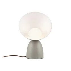 Lampe de table HELLO E14 IP20, marron 