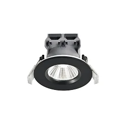 Downlight FREMONT lot de 3 IP65, noir gradable
