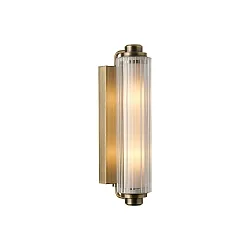 Luminaire mural NIMAL E14 IP44, laiton gradable