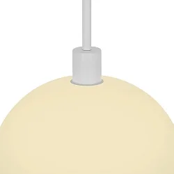 Luminaire à suspension ELLEN 30 E27 IP20, blanc opale, blanche gradable