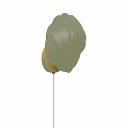 Luminaire mural KONCHI avec interrupteur, avec douille E14 IP20, blanc mat 