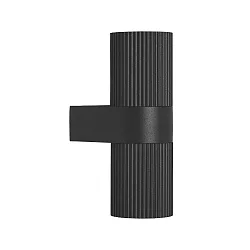 Luminaire mural d'extérieur KYKLOP RIPPLE WL haut / bas, cylindrique, avec douille GU10 IP54, mat, rouille