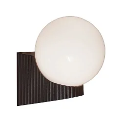 Luminaire mural d’extérieur HAYLEY E27 IP44, marron, mat, métallique, blanche 