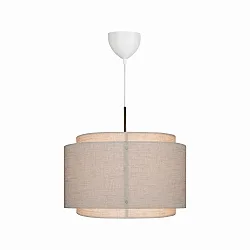 Luminaire à suspension TAKAI E27 IP20, beige, mat gradable