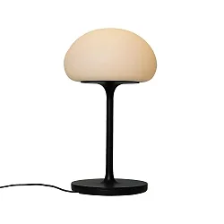Lampe de table à accu SPONGE ON A STICK IP44, noir mat, blanche gradable