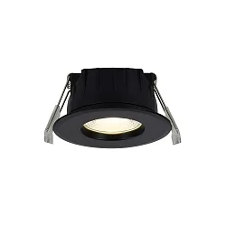 downlight ROSALEE IP65/IP20, black dimmable
