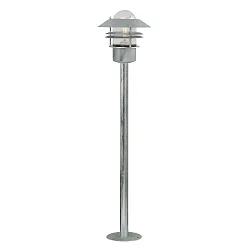 Lampadaire d’extérieur BLOKHUS E27 IP54, galvanisé