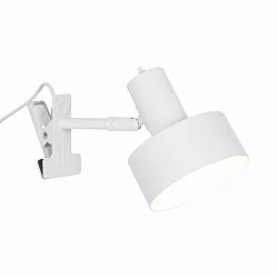 Lampe à pince MATIS E27 IP20, blanche 