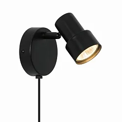 wall luminaire BOSTON GU10 IP20, black 