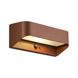 Lampe murale solaire MARCELLIO avec capteur IP54, marron 
